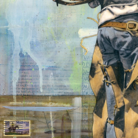 Saddle Up, Roll Out, 16" x 20" Framed