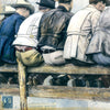 Saturday at the Sale Barn, 12" x 18"