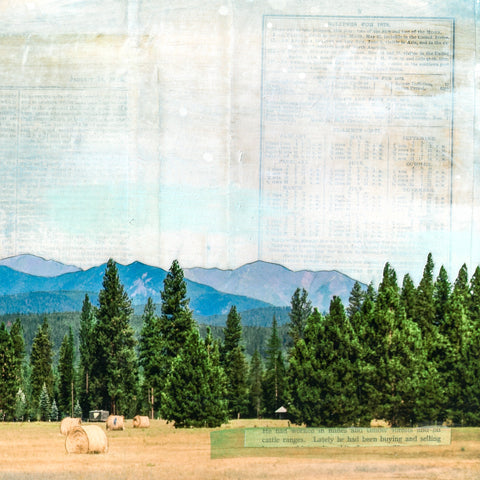 Second Cutting, 12" x 36"