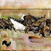 Spring Chickens, 8" x 8"