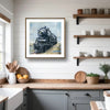 Steam 3416, 24" x 24" Framed