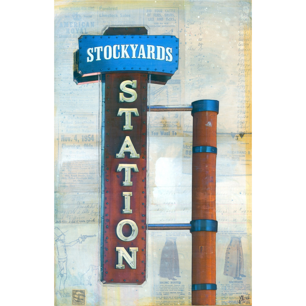 Stockyards Station, 18" x 12"