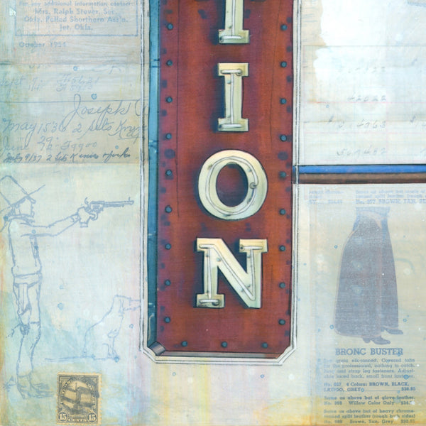 Stockyards Station, 18" x 12"