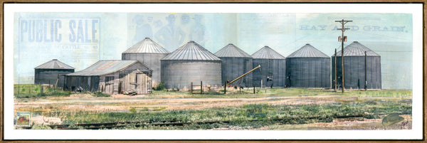 The Grain Keeper, 12" x 36" Framed
