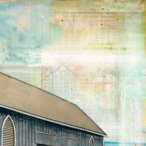 The Sunday Barn, 9" x 12"