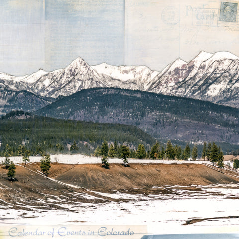 To the San Juans, 12" x 36"