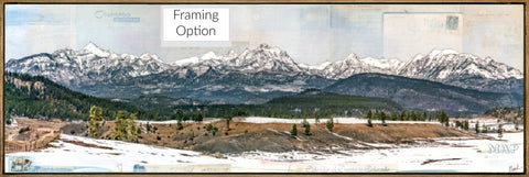To the San Juans, 12" x 36"