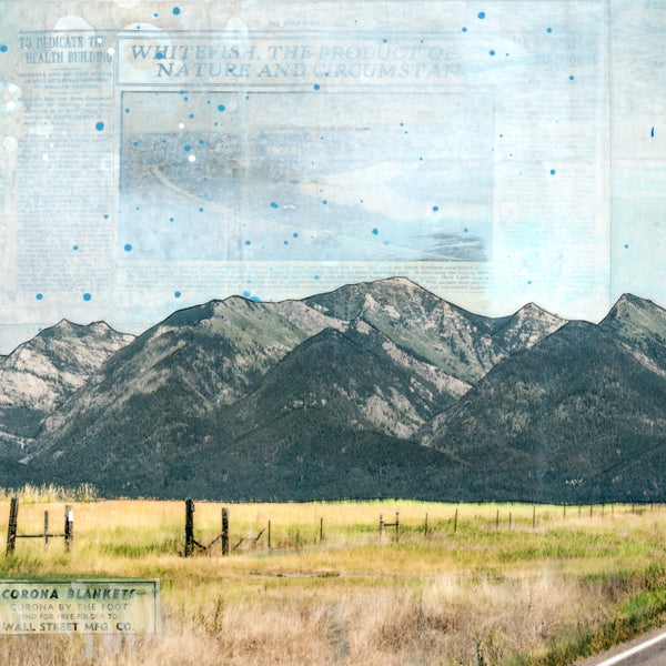 Toward the Peaks, 12" x 24"