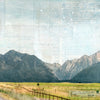 Toward the Peaks, 12" x 24"