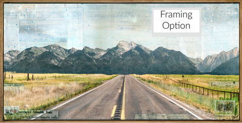 Toward the Peaks, 12" x 24"