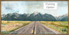 Toward the Peaks, 12" x 24"