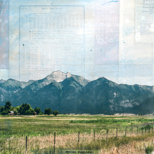 Toward the Peaks II, 12" x 24"