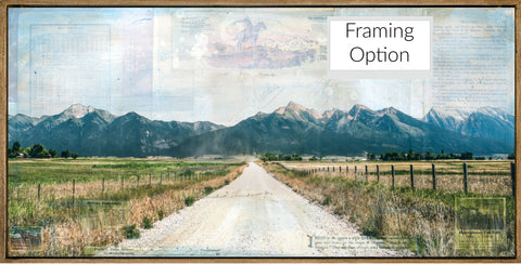 Toward the Peaks II, 12" x 24"