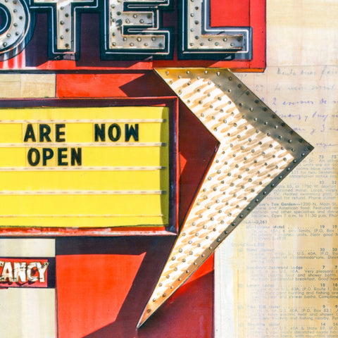 Trails End Motel III, 16" x 12"