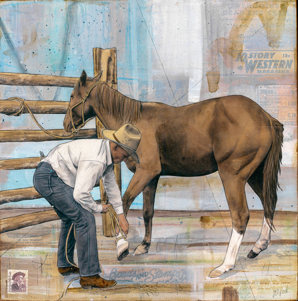 Trust in the Ties, 12" x 12" Framed