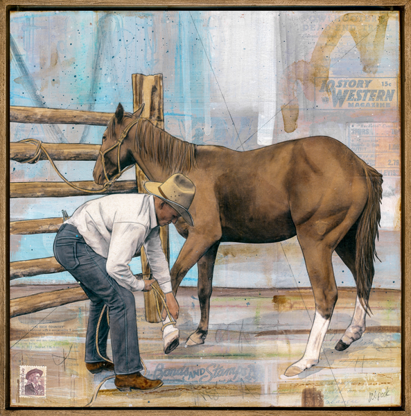 Trust in the Ties, 12" x 12" Framed