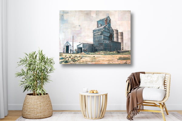Wheat Elevator, 36" x 48"