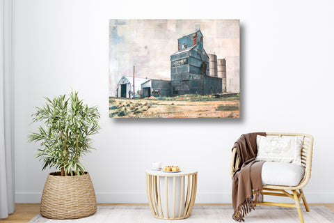 Wheat Elevator, 36" x 48"