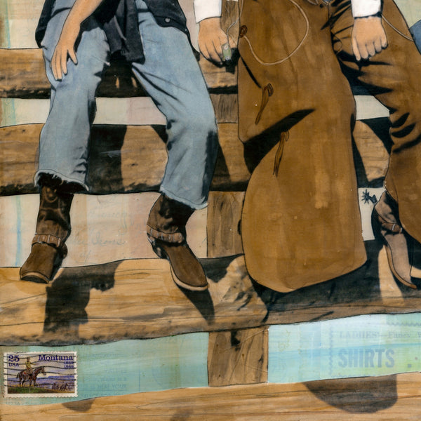 Young Wranglers, 18" x 24" Framed