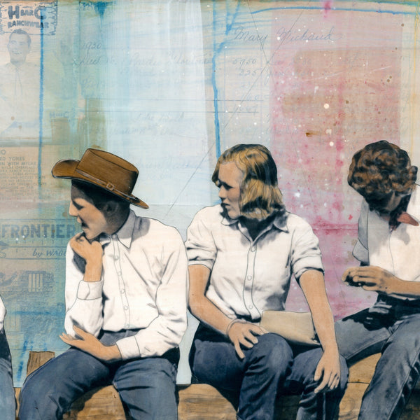 Young Wranglers, 18" x 24" Framed