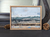 Winter Layers, 9" x 12" framed to 10x13