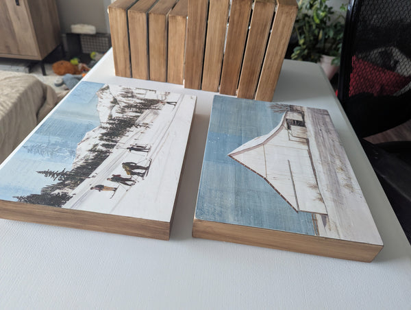 Winter's Stillness, 9" x 12"