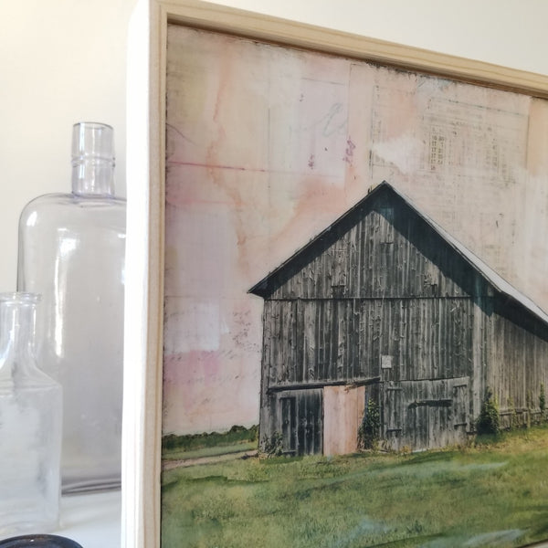 Sunset Summer, 9" x 12" (framed)