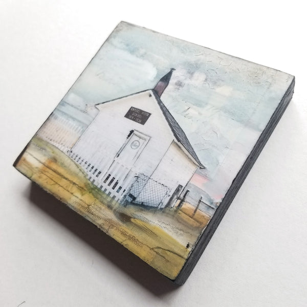 Lil' Schoolhouse, 4" x 4"