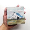 Chippy Barn, 4" x 4"