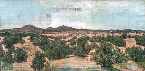 On the Turquoise Trail II, 6" x 12"