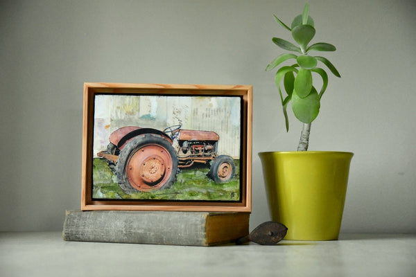 Vintage Tractor, 5" x 7" - J.C. Spock