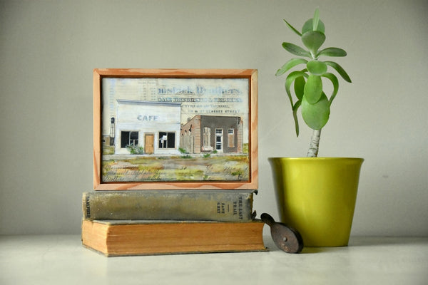 The Former Cafe, 5" x 7" - J.C. Spock
