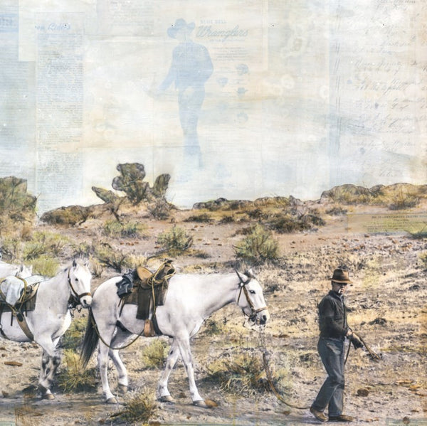 1930s Sheepherder's Pack Train, 30" x 60"