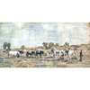 1930s Sheepherder's Pack Train, 30" x 60"