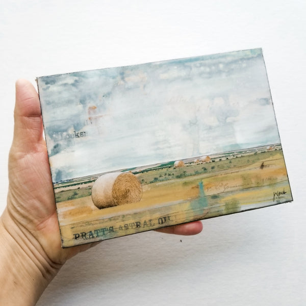 All Rolled Up, 5" x 7" (Framed)