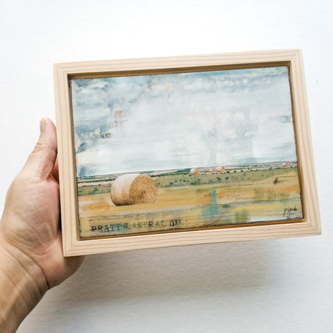 All Rolled Up, 5" x 7" (Framed)