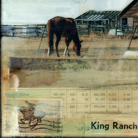 At the Ranch, 9" x 12" (Framed)