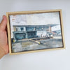 Back Dock, 5" x 7" (Framed)