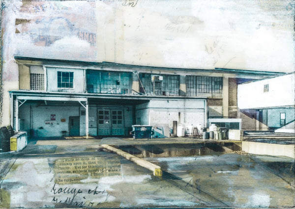 Back Dock, 5" x 7" (Framed)