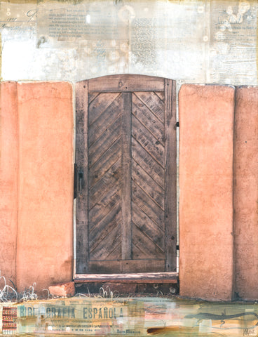 Door to Española, 18" x 14"