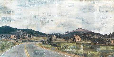 Driving to the Rockies, 24" x 48"