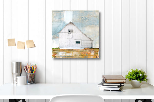 Family Barn, 12" x 12"