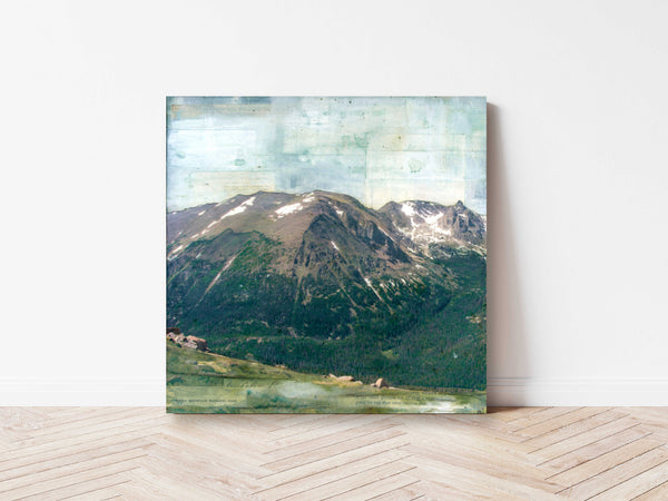 Few Small Glaciers,12" x 12"