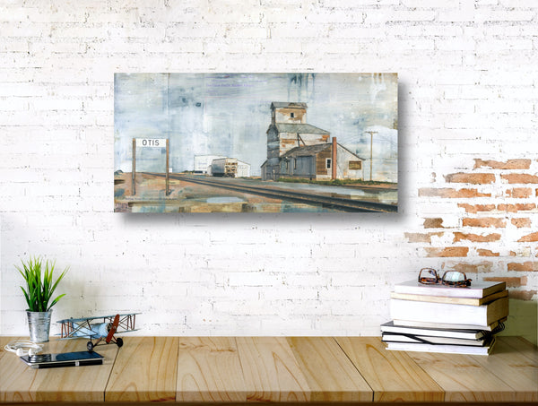 Grain Stop, 12" x 24"