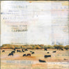 Grazing II, 6" x 6" (Framed)