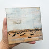 Grazing II, 6" x 6" (Framed)