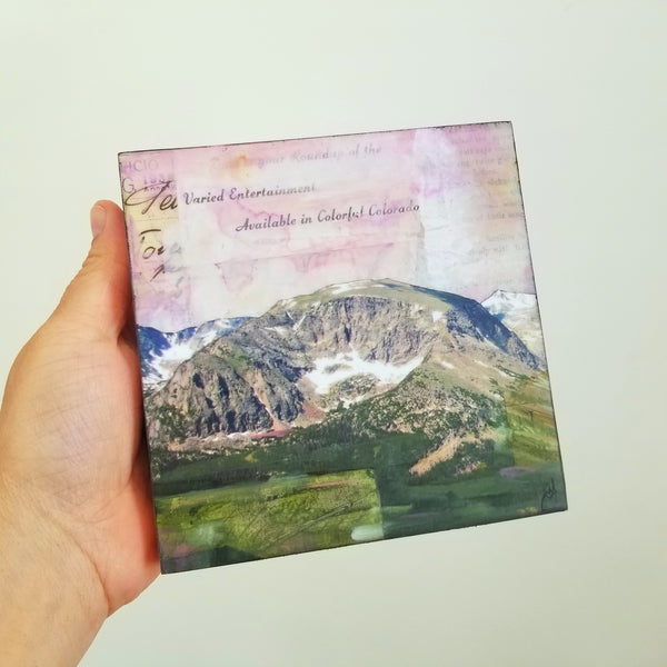 Heart of the Rockies II, 5" x 5"