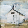 Lil' Schoolhouse, 4" x 4"