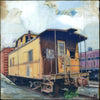 Maine Caboose, 4" x 4"