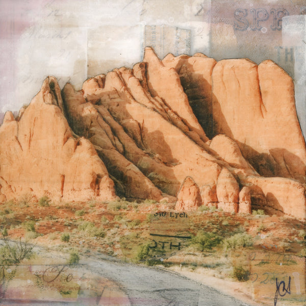 Mini Road to Reds II, 4" x 4"